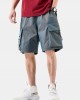 Mens Casual Big Pocket Drawstring Cargo Shorts