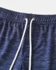 Mens Sport Solid Color Quick Dry Pocket Drawstring Shorts