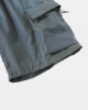 Mens Casual Big Pocket Drawstring Cargo Shorts