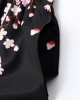 Mens Floral Print Open Front Kimono Loose Two Pieces Outfits